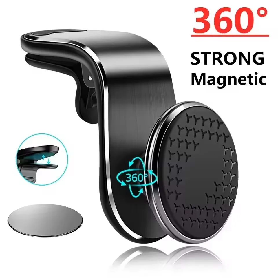 Magnetic Phone Holder For Car Vent - Soporte magnético para teléfono de coche,