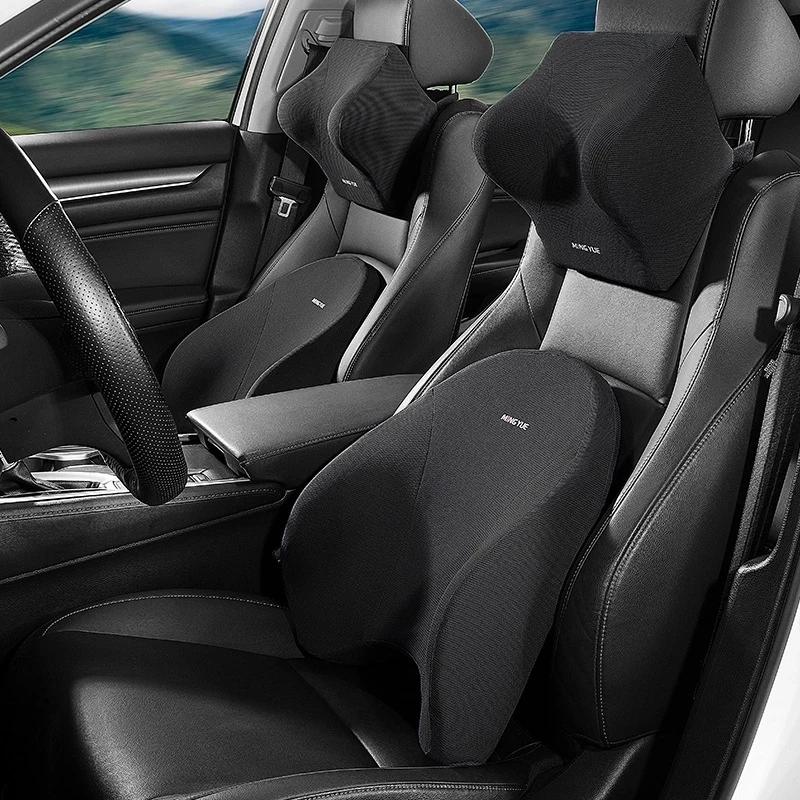 Memory Foam Car Neck Pillow Lumbar Support - Reposacabezas Lumbar para coche, almohada Universal
