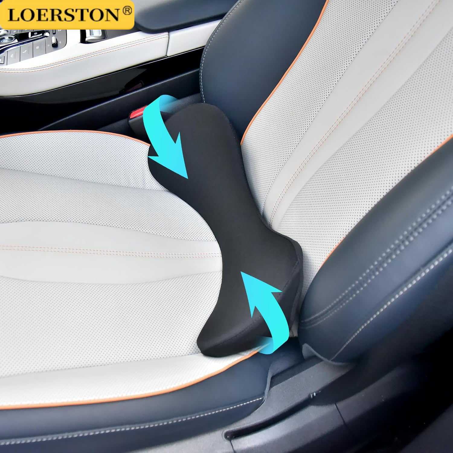 Cojín Lumbar Multiusos, Almoha - Memory Foam Car Neck Pillow Lumbar Support reseña y precio