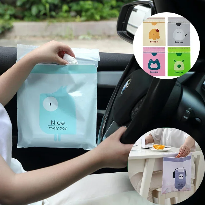 Bolsa de basura para coche, 15 - Waterproof Car Trash Can With Lid reseña y precio