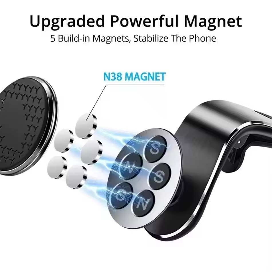 Soporte magnético universal pa - Magnetic Phone Holder For Car Vent reseña y precio