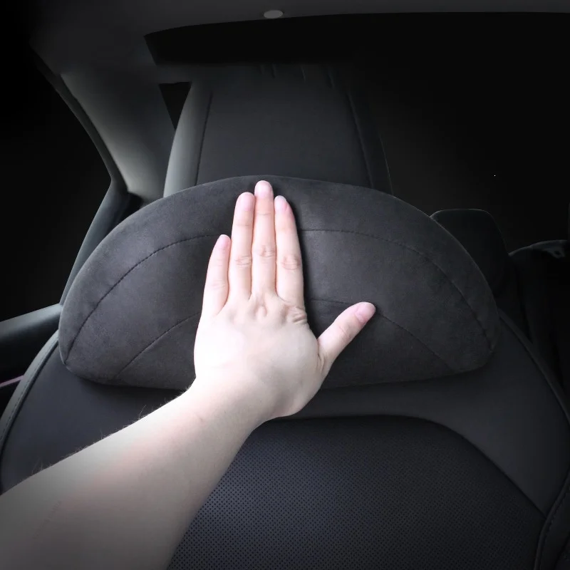 Almohada para el cuello y repo - Memory Foam Car Neck Pillow Lumbar Support reseña y precio
