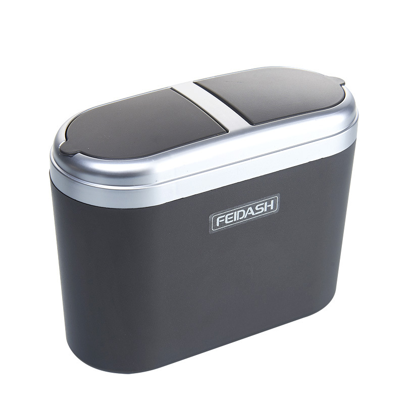 Caja de almacenamiento de plás - Waterproof Car Trash Can With Lid reseña y precio