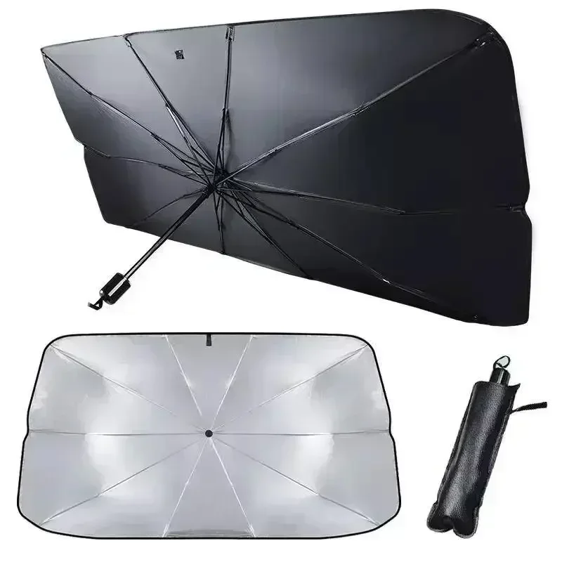 Parasol plegable para coche, v - Car Sunshade Windshield Umbrella Foldable reseña y precio