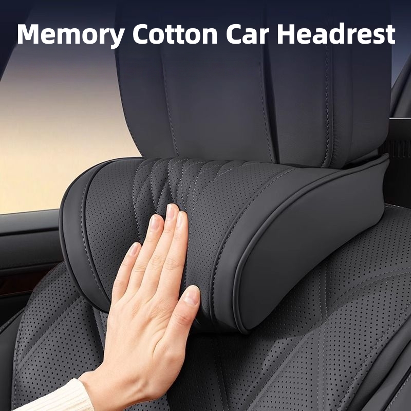 Lujoso cojín para reposacabeza - Memory Foam Car Neck Pillow Lumbar Support reseña y precio
