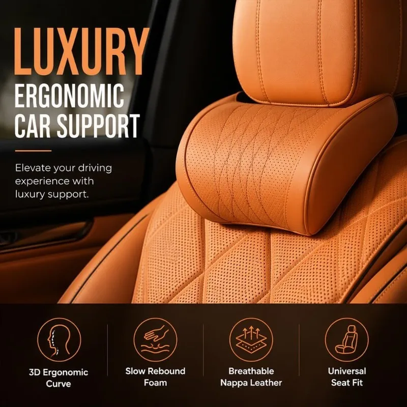 Almohada lumbar universal para - Memory Foam Car Neck Pillow Lumbar Support reseña y precio