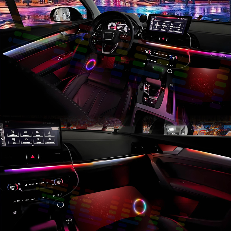 Tiras LED de Control para Ilum - Led Ambient Interior Car Lights App Control reseña y precio
